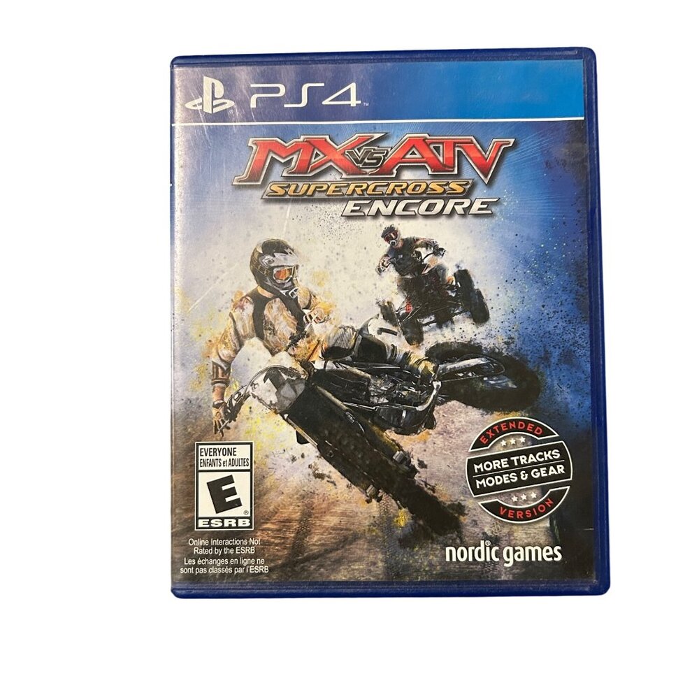 MX Vs ATV Supercross Encore PS4 Game Nordic Games video gaming Sony